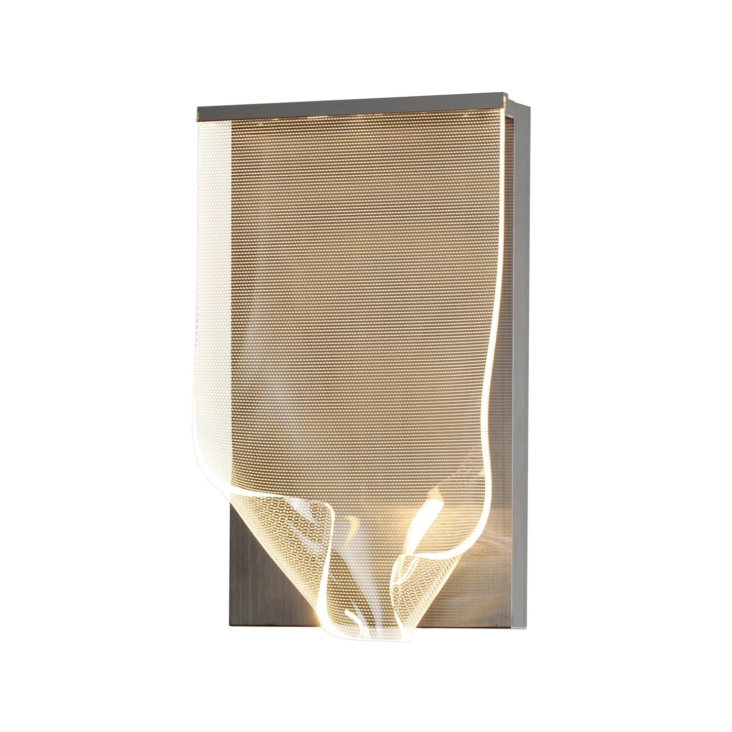  Rinkle LED Wall Sconce In Brushed Gunmetal