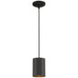  Pilson 1-Light Pendant In Matte Black