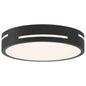  Harmony LED Flush Mount In Matte Black