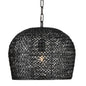  Piero 1-Light Pendant In Satin Black