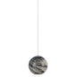  Palatino 1-Light Pendant In Blue Marbeled/Silver