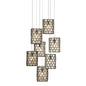 Regatta 7-Light Pendant In Cupertino & Silver