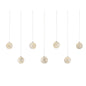  Finhorn 7-Light Pendant In Pearl/Silver
