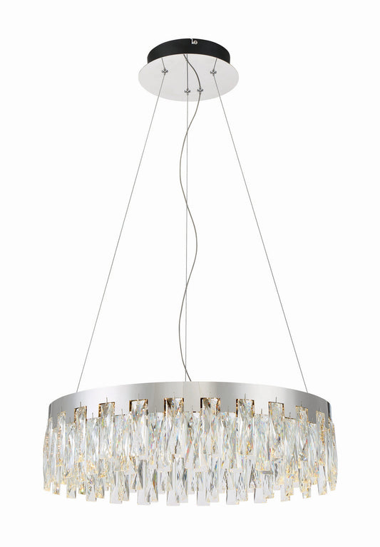  Curio LED Pendant In Chrome