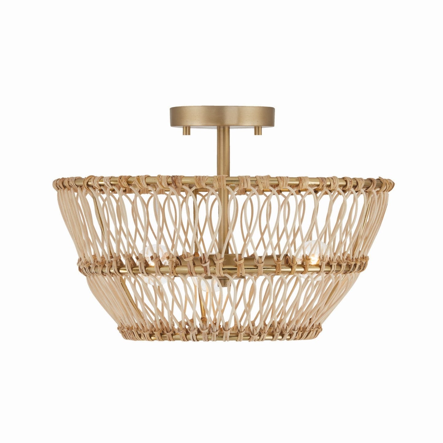  Wren 3-Light Semi-Flush Mount