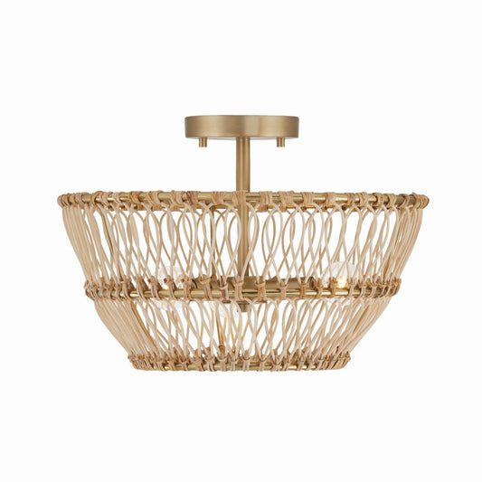  Wren 3-Light Semi-Flush Mount