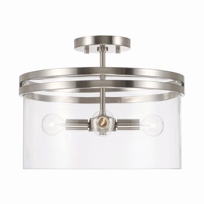  Fuller 4-Light Semi-Flush Mount