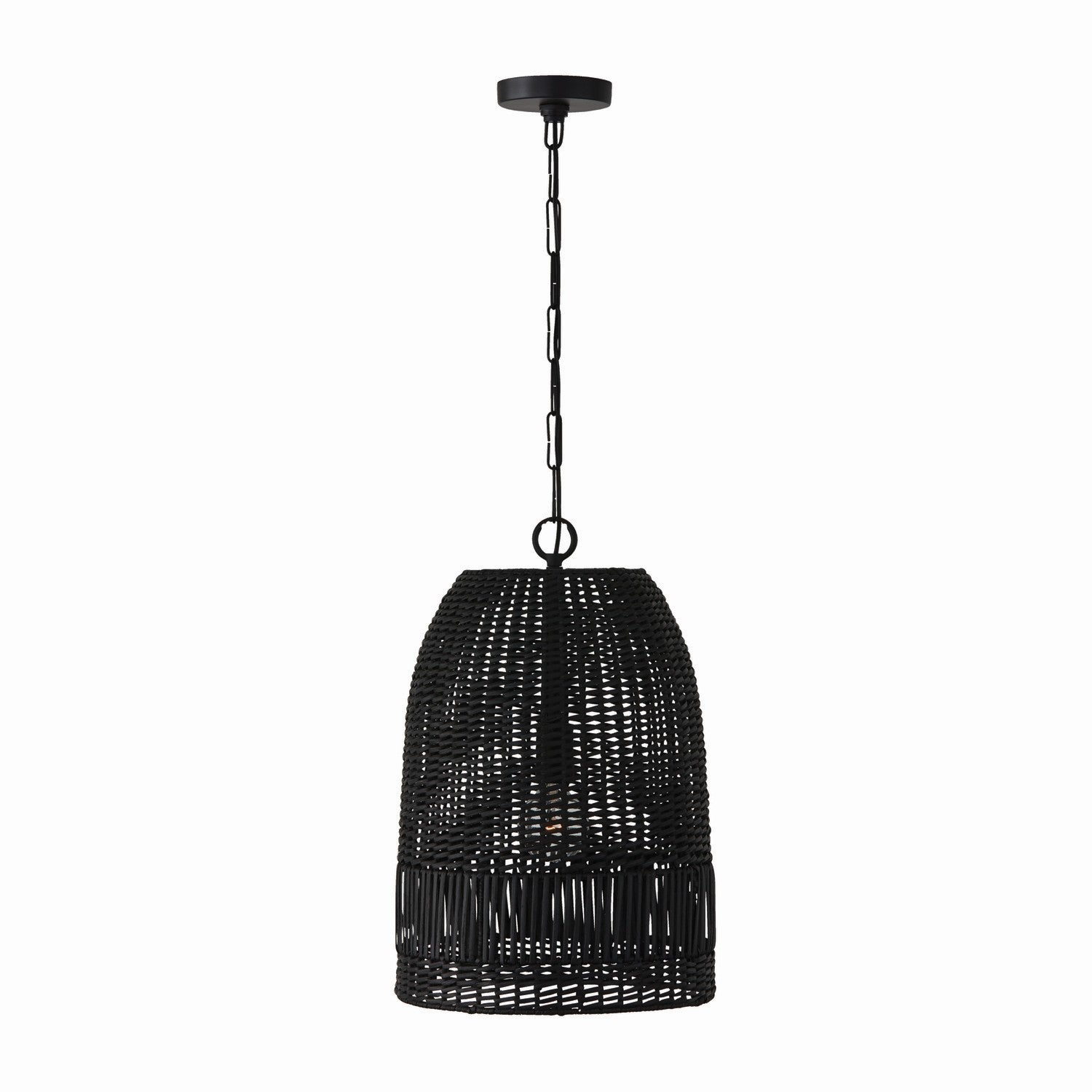  Naomi 1-Light Pendant In Matte Black
