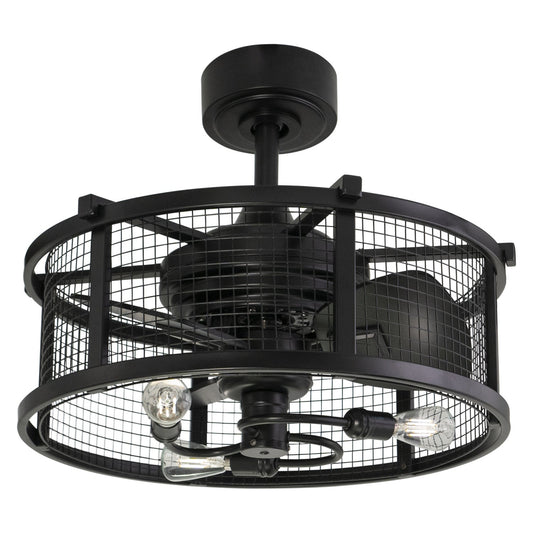  Humboldt 21" Ceiling Fan In Black