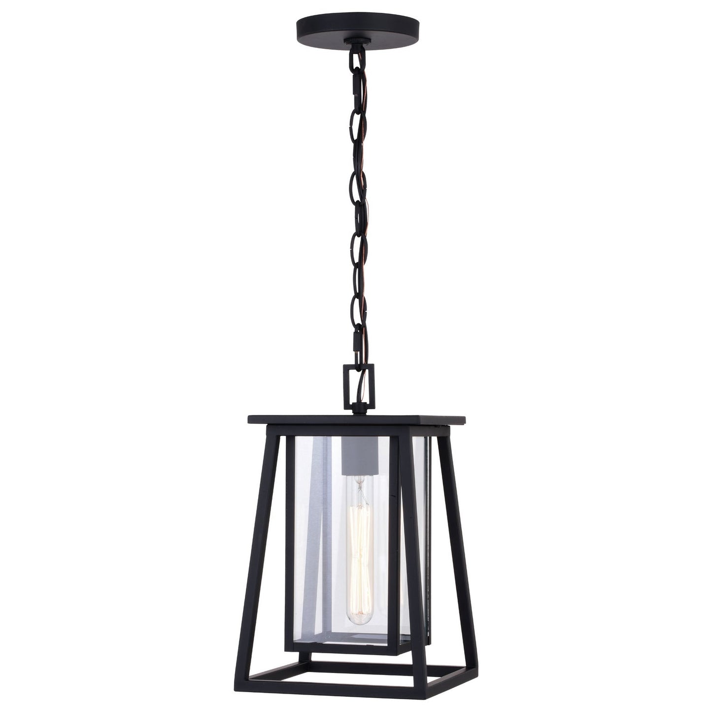 Blackwell 1-Light Outdoor Pendant In Matte Black
