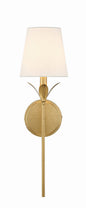  Broche 1-Light Wall Mount In Antique Gold
