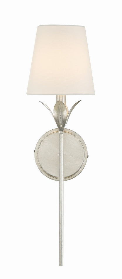  Broche 1-Light Wall Mount In Antique Silver