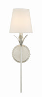  Broche 1-Light Wall Mount In Antique Silver