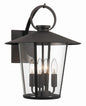  Andover 4-Light Outdoor Wall Mount In Matte Black