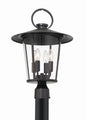  Andover 4-Light Outdoor Post Mount In Matte Black
