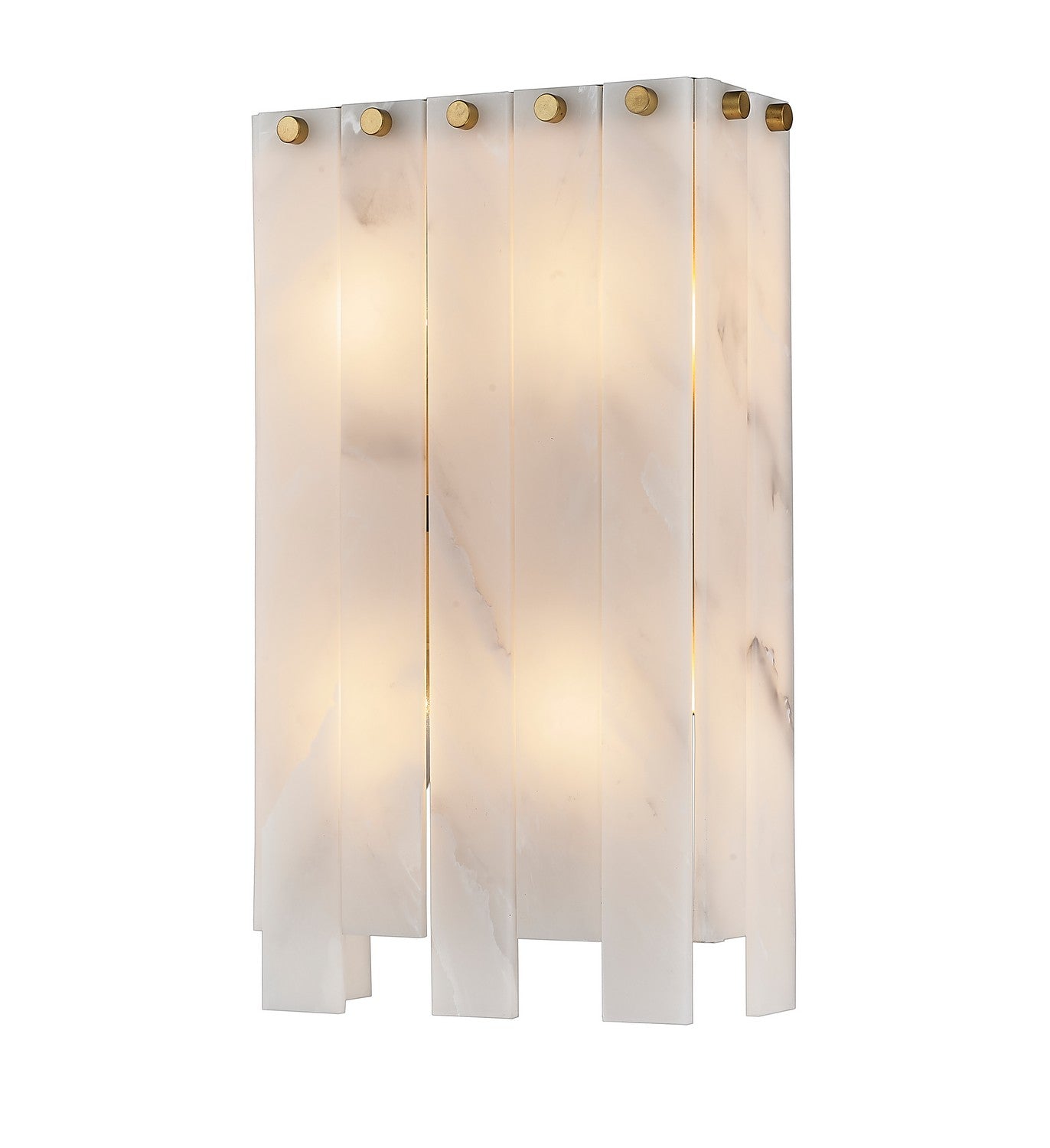 Z-LIte Viviana Four Light Wall Sconce In Rubbed Brass