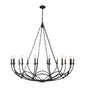 Z-LIte Arabella 16 Light Chandelier In Matte Black