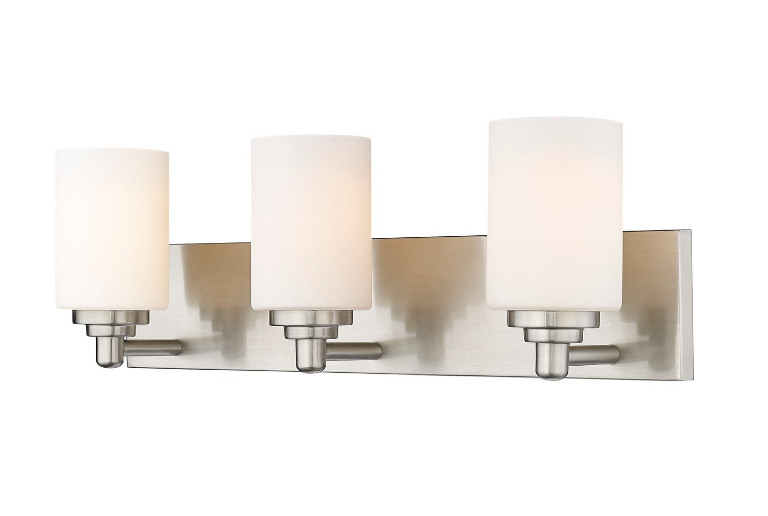 Z-LIte Soledad Three Light Vanity In Brushed Nickel