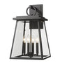 Z-LIte Broughton Four Light Outdoor Wall Sconce In Black