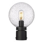 Z-LIte Laurent One Light Outdoor Post Mount In Black