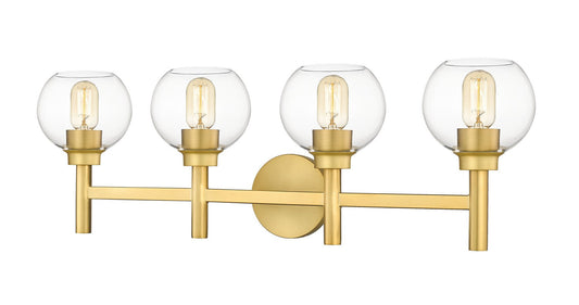 Z-LIte Sutton Four Light Vanity In Brushed Gold