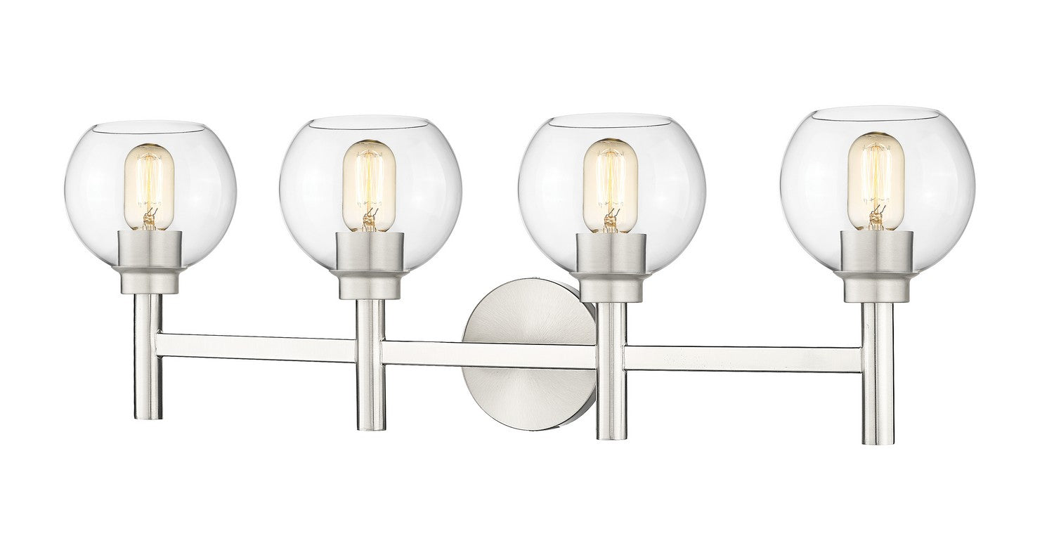 Z-LIte Sutton Four Light Vanity In Brushed Nickel