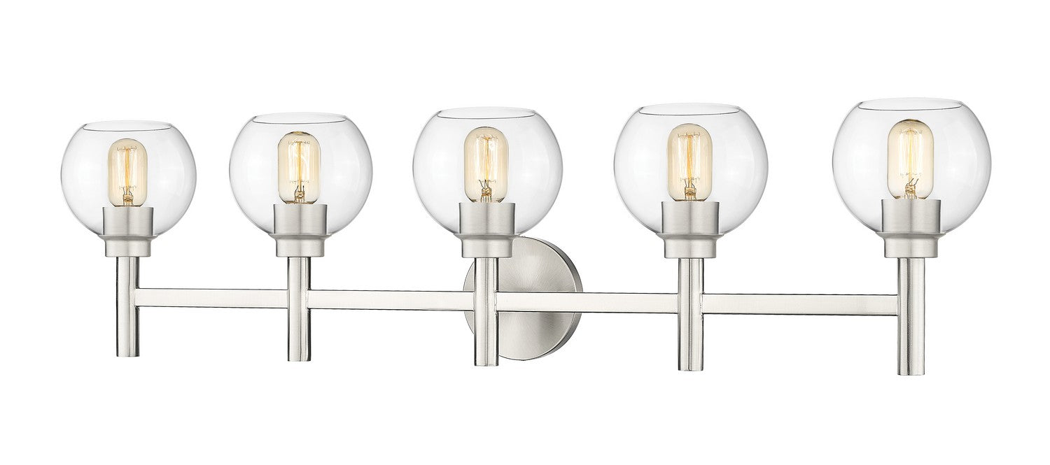Z-LIte Sutton Five Light Vanity In Brushed Nickel