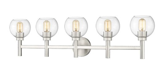 Z-LIte Sutton Five Light Vanity In Brushed Nickel