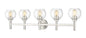 Z-LIte Sutton Five Light Vanity In Brushed Nickel