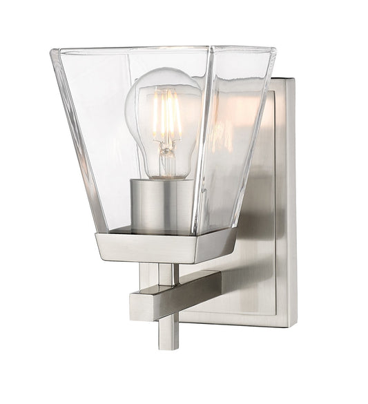 Z-LIte Lauren One Light Wall Sconce In Brushed Nickel