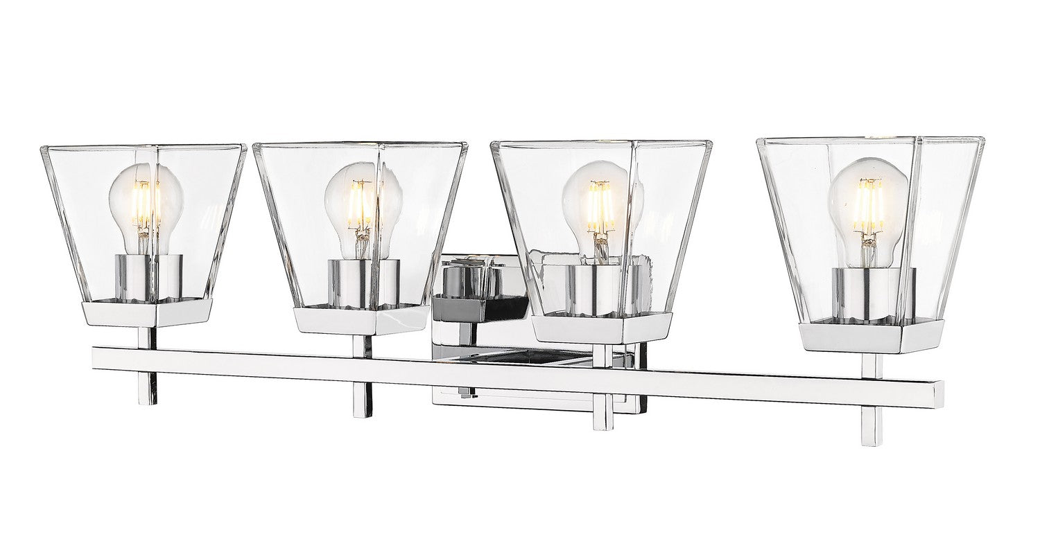 Z-LIte Lauren Four Light Vanity In Chrome
