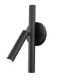 Z-LIte Forest LED Wall Sconce In Matte Black