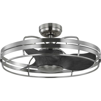  Bastrop 26" Ceiling Fan In Brushed Nickel
