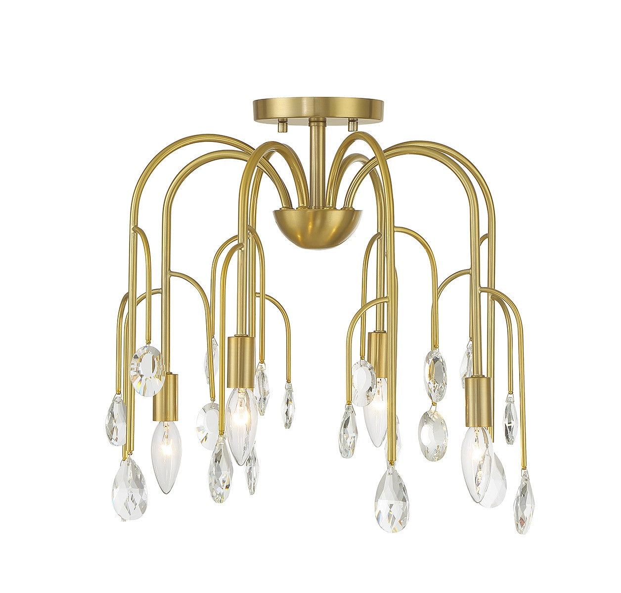  Anholt 4-Light Convertible Semi-Flush Or Pendant