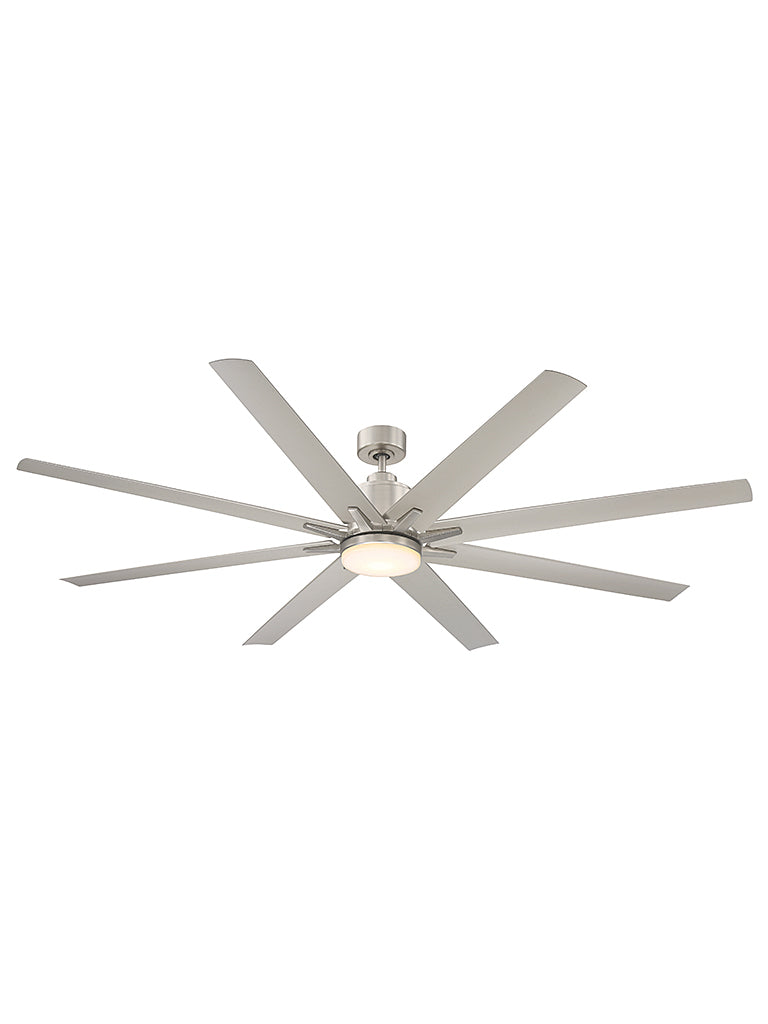  Bluffton 72" Ceiling Fan In Satin Nickel