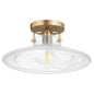  Transitional Dual Mount In Aged Brass