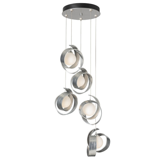  Riza 5-Light Pendant In Sterling