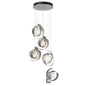  Riza 5-Light Pendant In Sterling