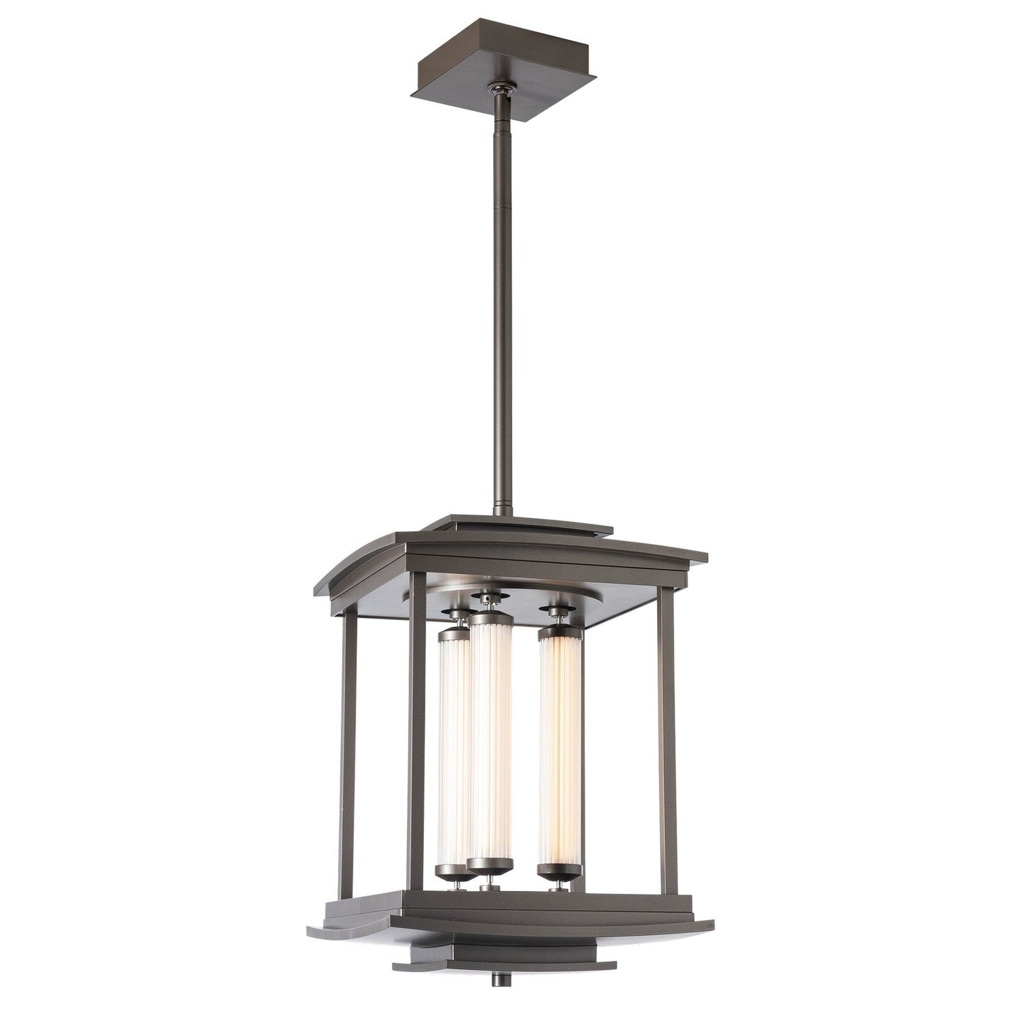  Athena 3-Light LED Lantern In Dark Smoke