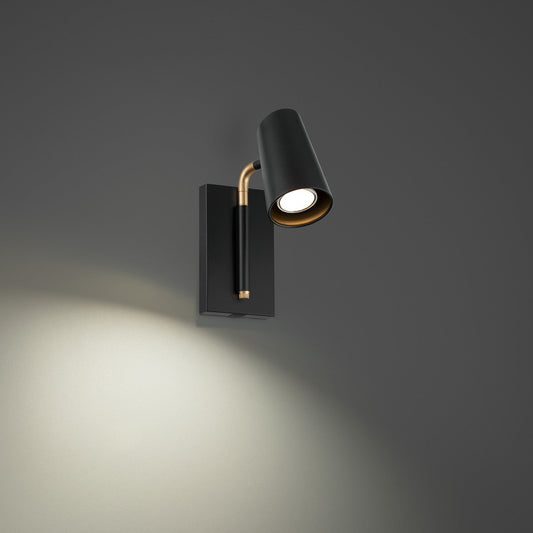  Stylus LED Task & Reading Bed Light In Black & Gold