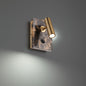  Nexus LED Task & Reading Bed Light In Black & Aged Brass