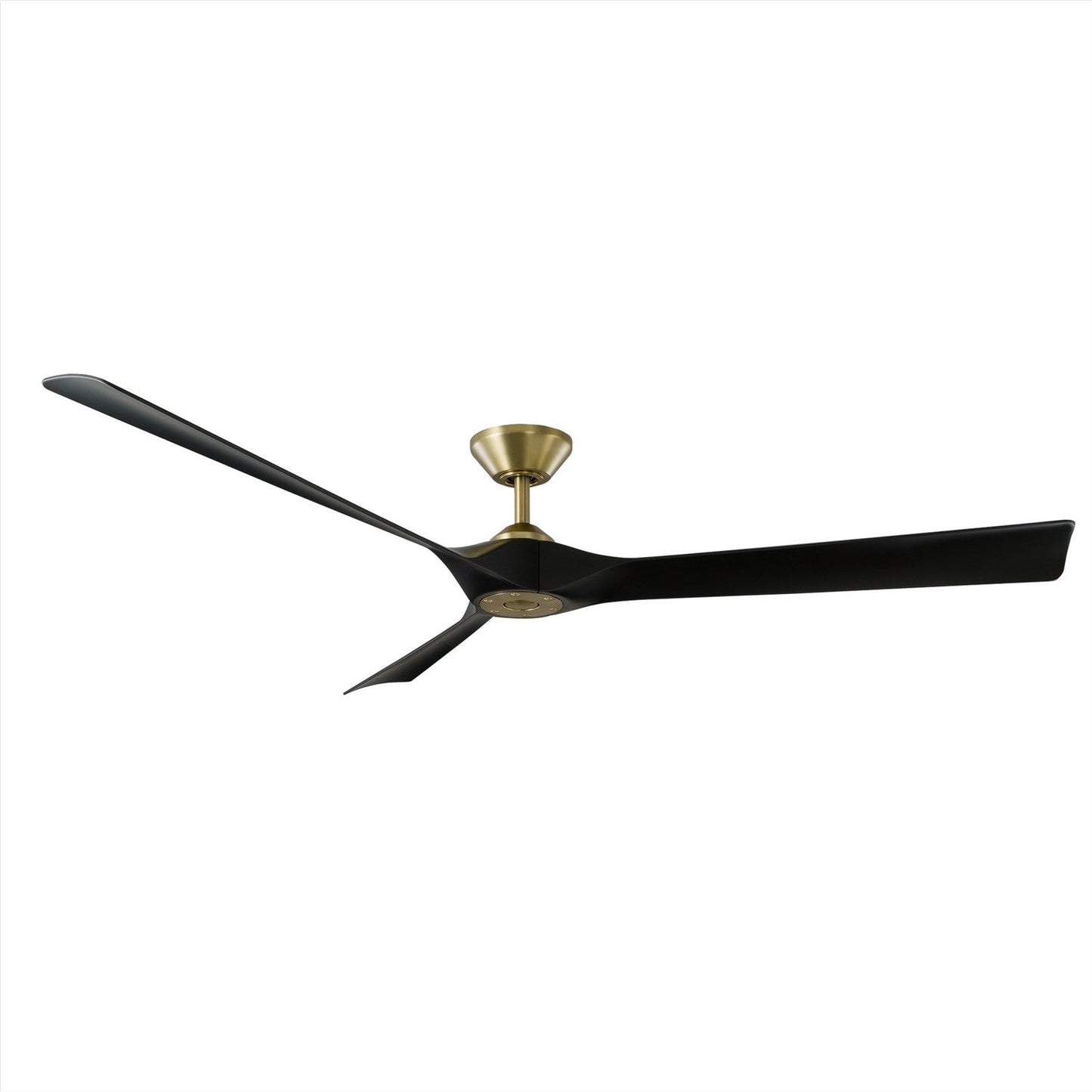  Torque 70" Ceiling Fan In Soft Brass & Matte Black