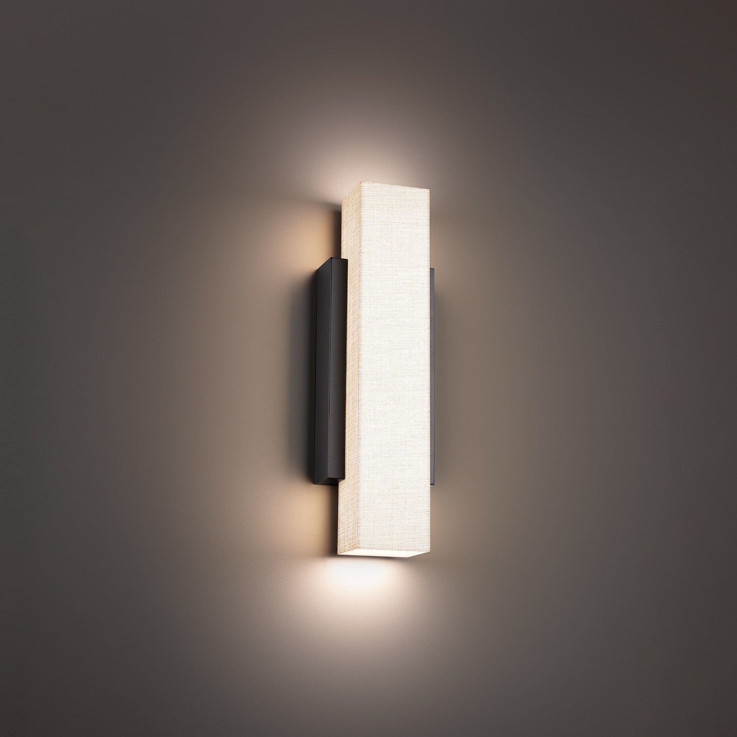  Volga LED Wall Sconce In Black