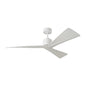  Adler 52" Ceiling Fan In Matte White