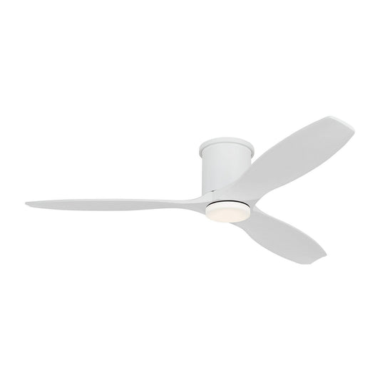  Collins Smart Hugger LED 52" Ceiling Fan In Matte White