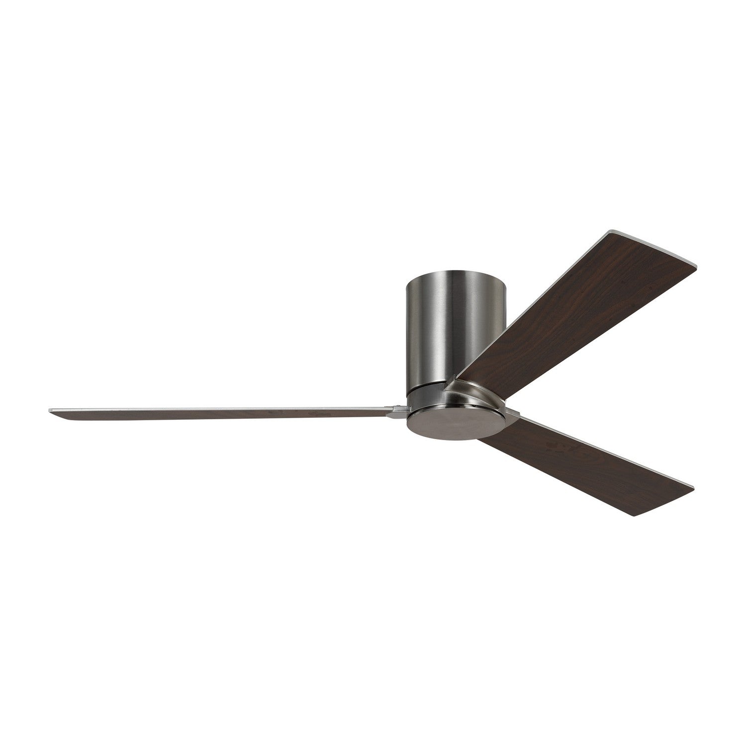  Rozzen Hugger 52" Ceiling Fan In Brushed Steel