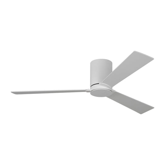  Rozzen Hugger 52" Ceiling Fan In Matte White