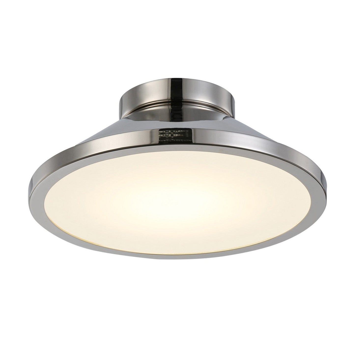  Lucida LED Flush Mount In Nickel