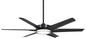  Deco 65" Ceiling Fan In Coal