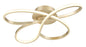  Astor LED Flush Mount In Soft Gold